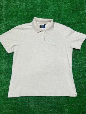 Callaway Golf Apparel  Men's Short Sleeve Polo Shirt *Cream* Medium